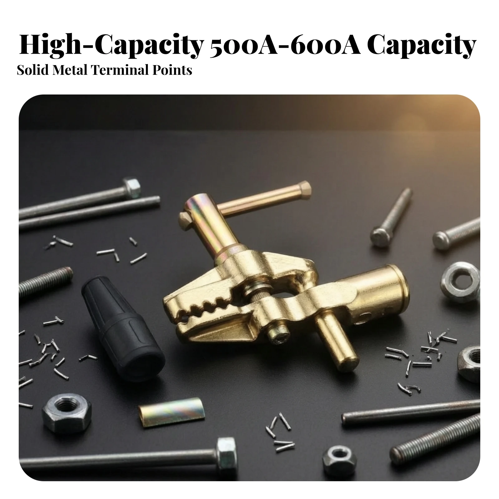 Fabrication Ground Clamp Professional Fabrication Machine Ground Clamp High Conductivity Long-Lasting for Welders