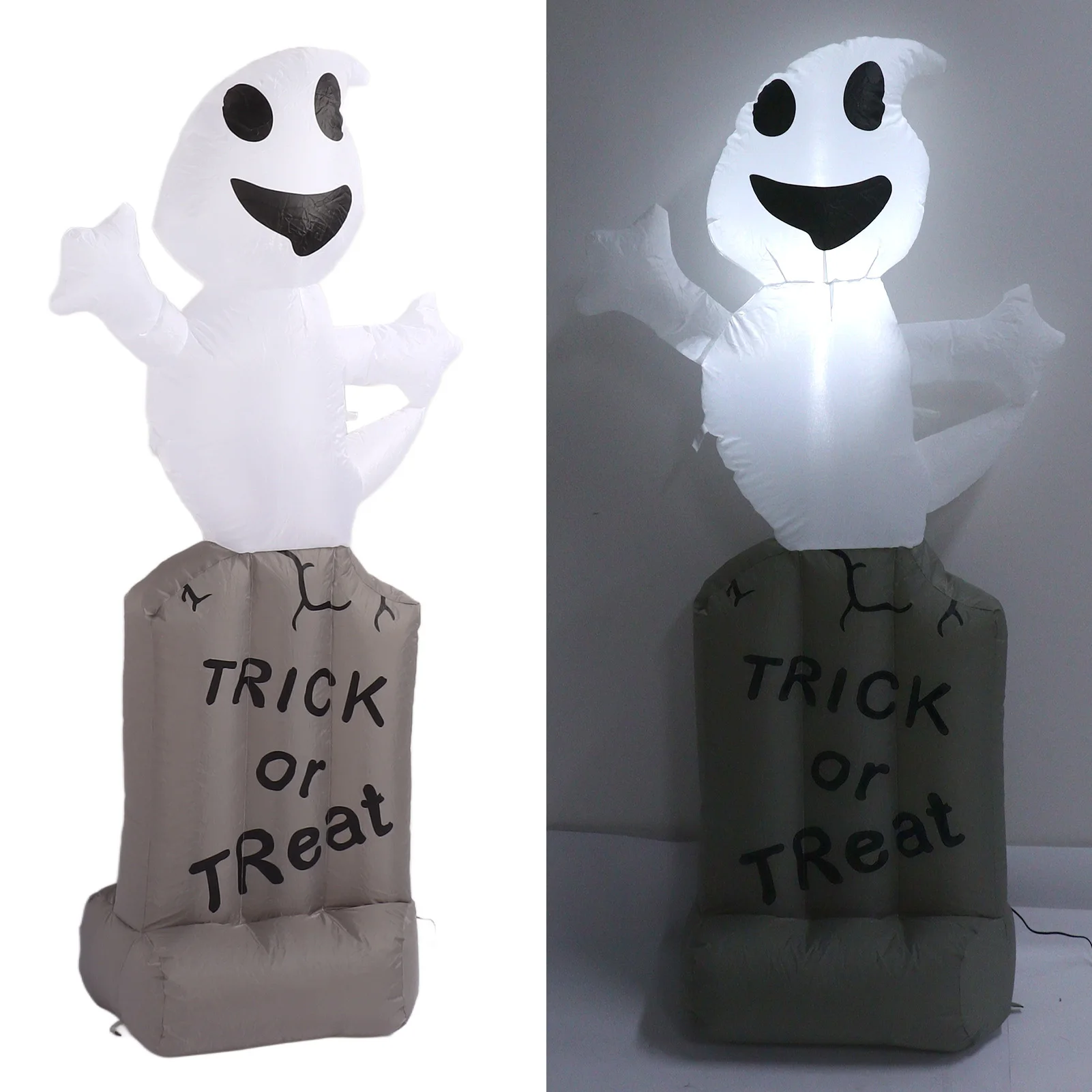 Inflatable Ghosts Tombstones Decoration 5Ft LED IP44 Waterproof With Blower Blow Up Ghosts Tombstones For Indoor Outdoor Yard