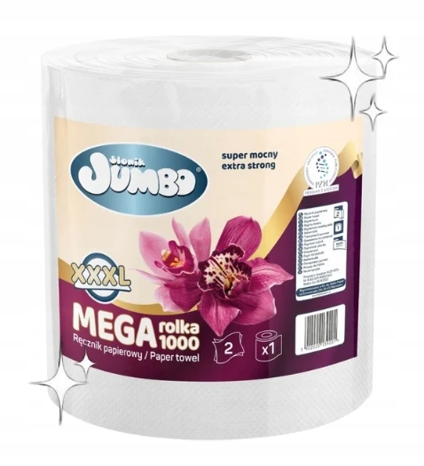 Keukenpapieren handdoek 2-laags wit