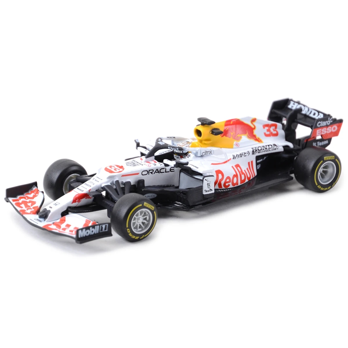 Bburago 1:43 2021 RedBell RB16B #11 #33 Turkey F1 Formula Car Static Die Cast Vehicles Collectible Model Racing Car Toys