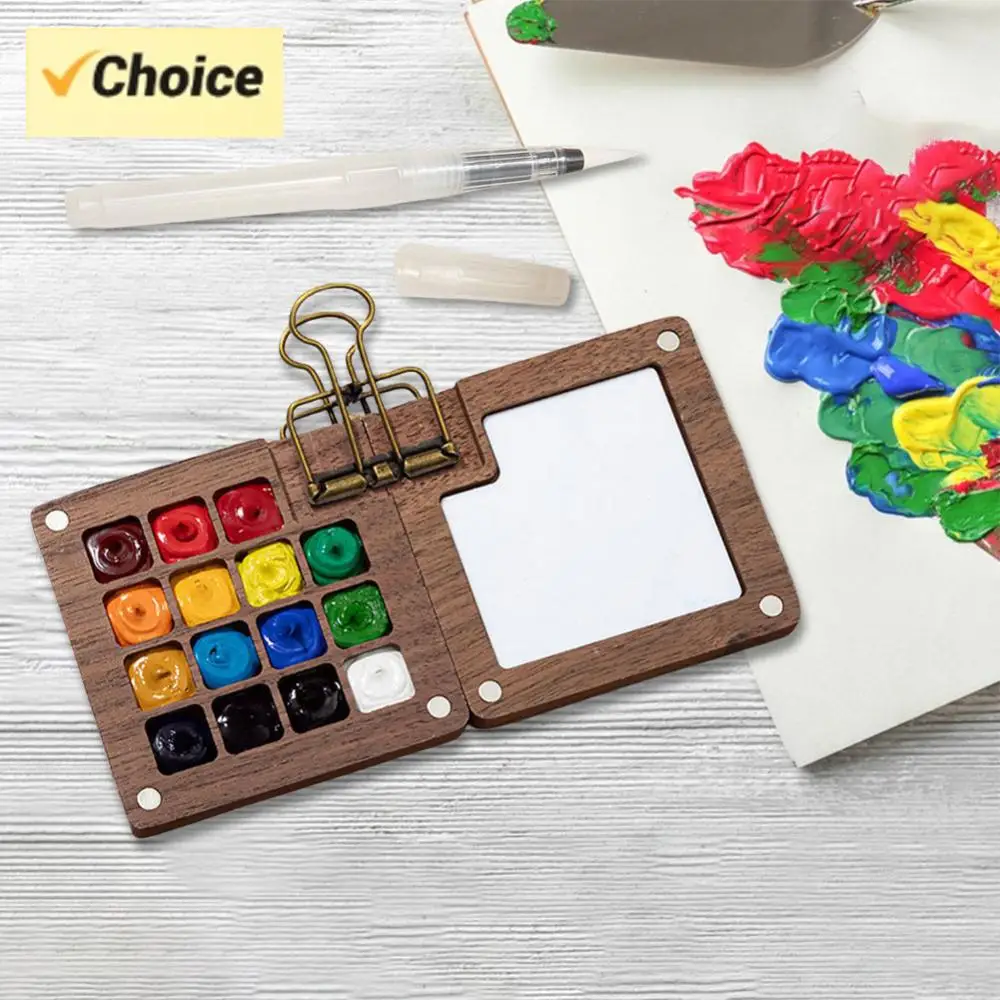 

Travel Paint Palette Pocket Artist Watercolor Set Mini Watercolor Palette Set Portable Watercolor Set for Watercolor Painting