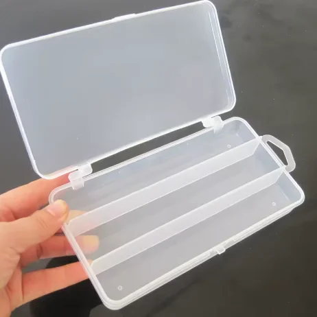 3-Fach Mini-Angelzubehörbox Hochwertige Aufbewahrung für Köder, Minnows, Pencil-Köder 13cm/17,5cm Köder-Organizer zum Angeln