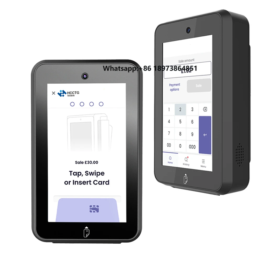 

Cashless Payment Terminal Self-payment Order Android Touch Screen Card Reader Machine for Vending Machine CM30