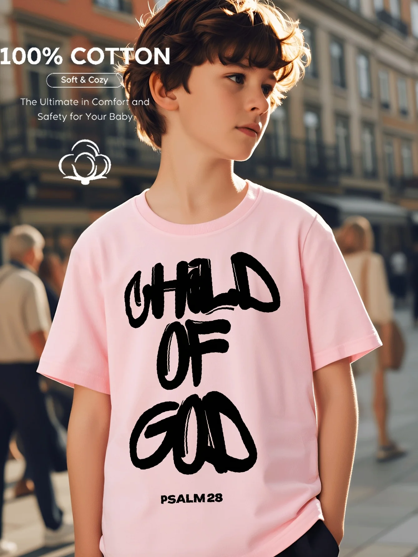 Children's T-shirt Casual T-shirt Printed with Interesting Patterns Fun Summer Fashion Clothing for Children Parent-child Tshirt
