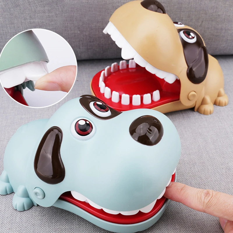 

Large Crocodile Biting Finger Sound and Light Shark Spoof Parent-child Game Evil Dog Biting Hand Toy Children's Trick Props