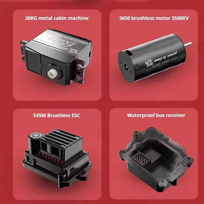 MJX Hyper go H12P بدون فرش 1/12 بطاقة قصيرة كاملة النطاق 4-قناة 4WD سيارة RC للطرق الوعرة مع محرك بدون فرشاة ومستشعر BAJA1000