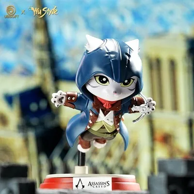 Original Assassin S Creed Blind Box Assassin Meow Seriestoys Mystery Dolls Cute Figure Room Decoration Christmas Gift Toys