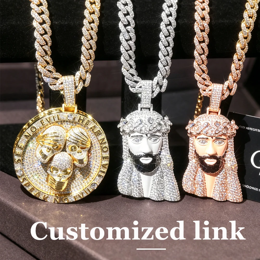 

Customized link, Hip-hop Jewelry Accessories，Jewelry customization service, personalized demands. please contact us before order