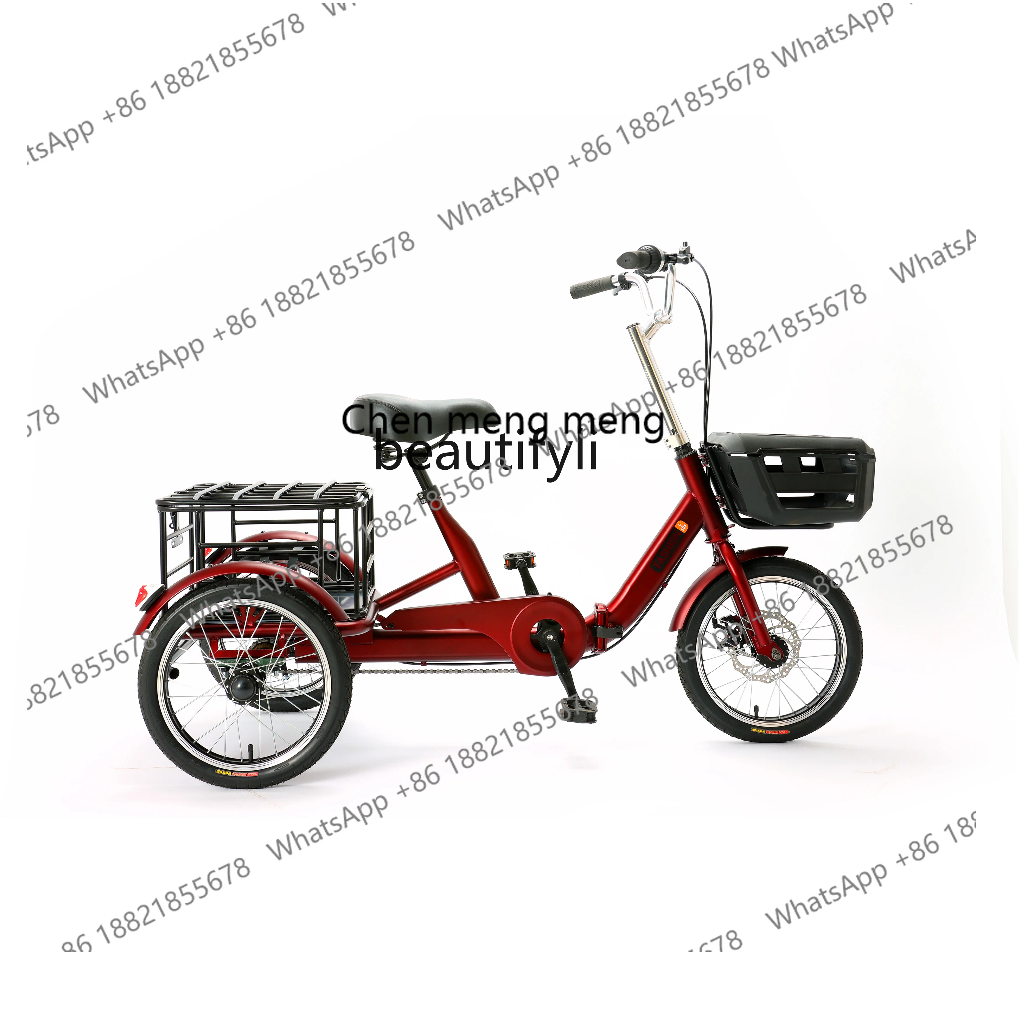 

E153 Pedal bicycle adult leisure new model the elderly light pedal tricycle