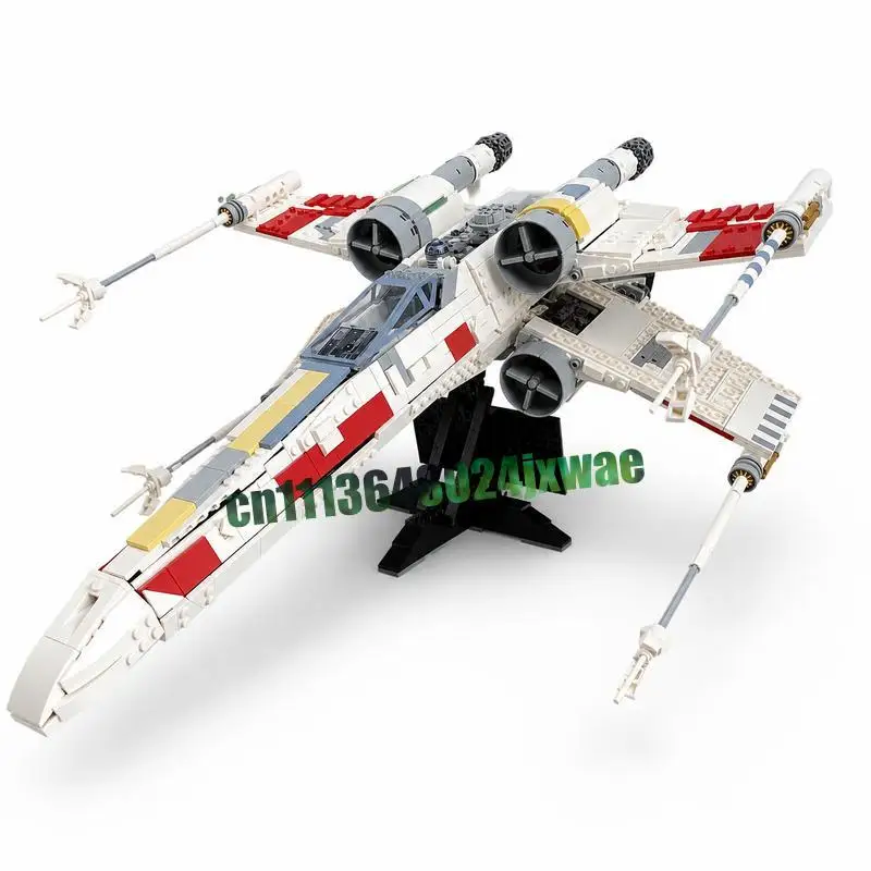 2220PCS X-Wing Fighter Building Blocks Sci-Fi Spaceship Model DIY Assembly Creative Toy Collection Display Puzzle Popular Gifts view 5