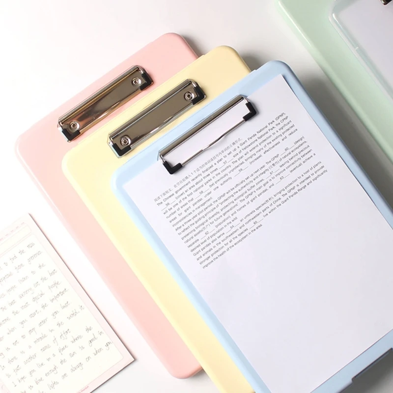 DXAB Klemborden met map, draagbare documentmap met klembord