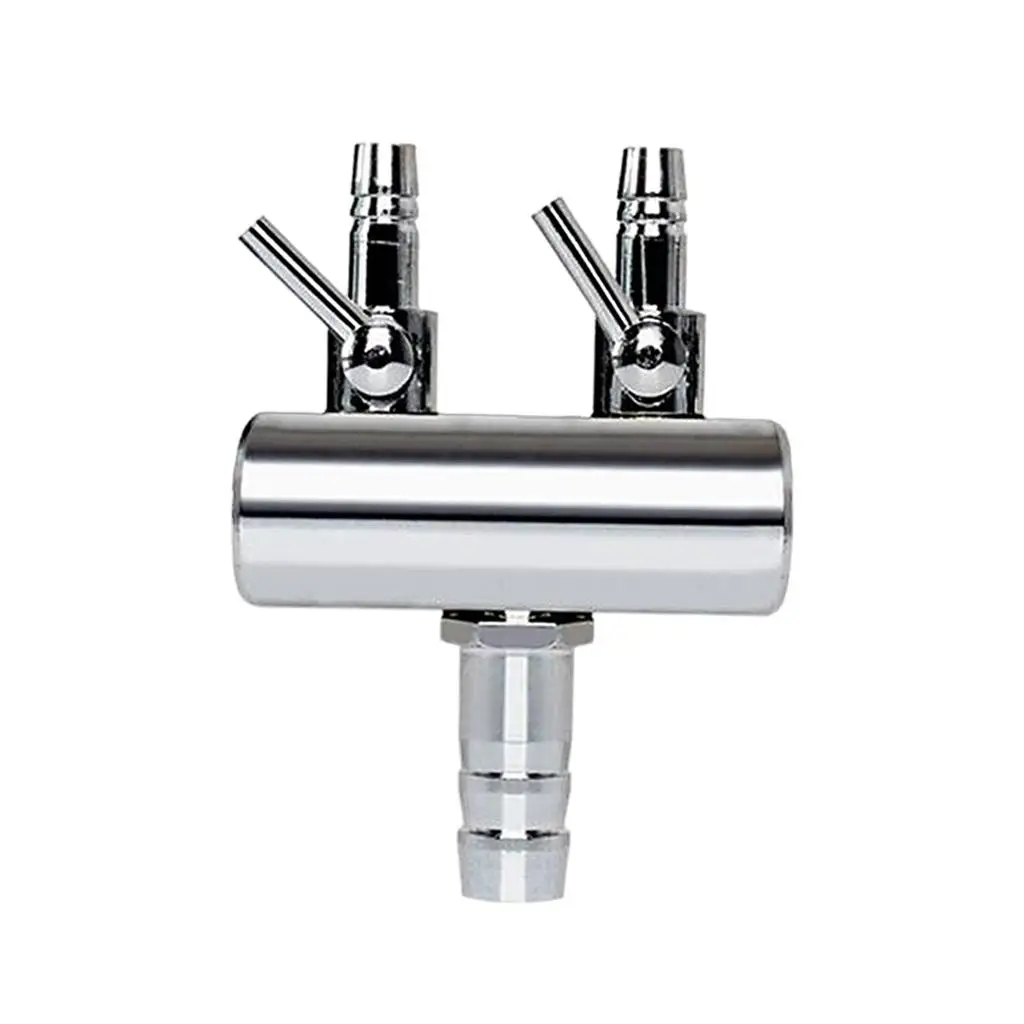2-12 mm Stainless Steel Air Distributor Lever Control Air Pump , Used for aquarium and aquaculture applications