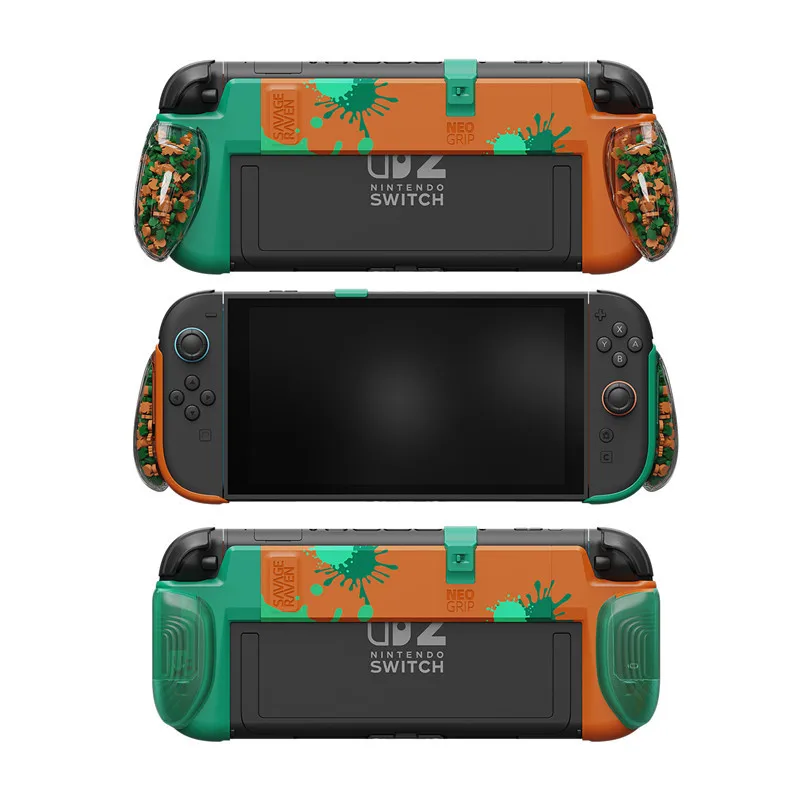 Savage Raven von Skull & Co. FissionGrip: Revolutionäre geteilte Schutzhülle mit austauschbarem ergonomischem Griff für Switch 2 – Detail 4