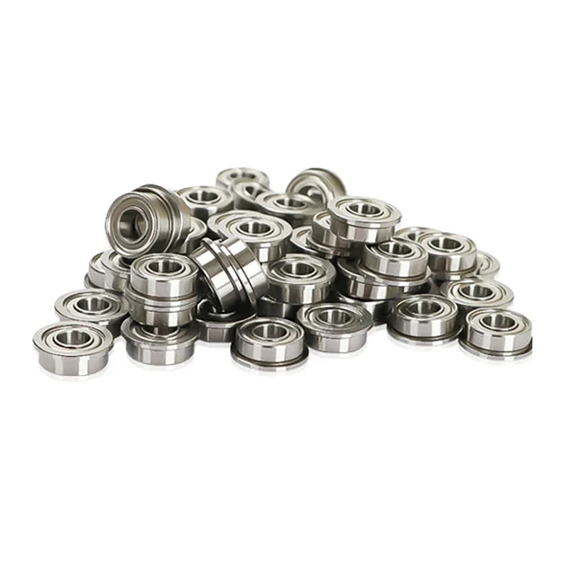 Flange Bearing Micro Bearing Bearing Steel F626 F693 F696 F697 F688 F608 F623 F624 F694ZZ Deep Groove Ball Bearings IDxODxThick