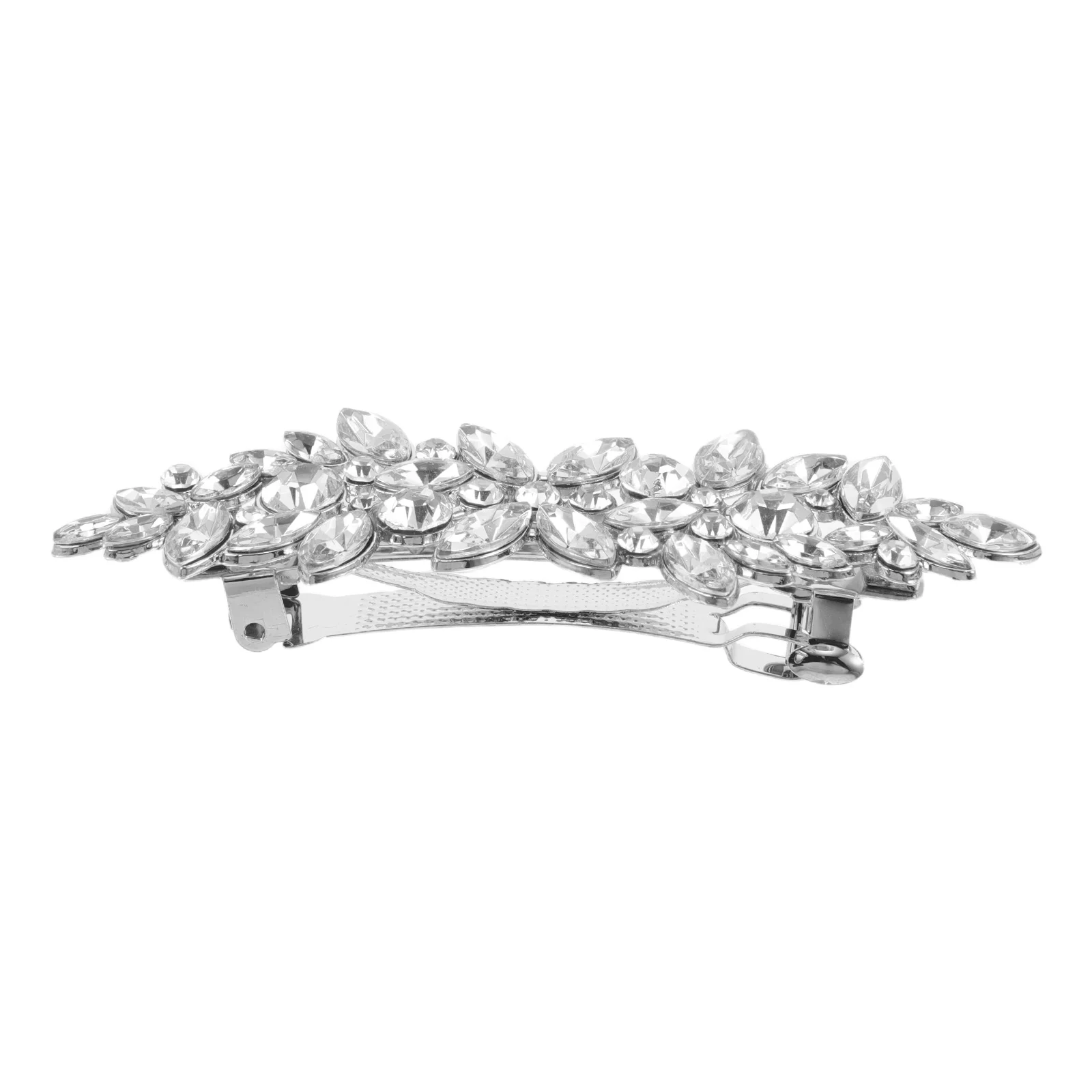 

Rhinestone Hair Accessories Claw Clip for Women Girls Side Hairpins Bridal Wedding Headdress Decorative Hairpiece Small Size