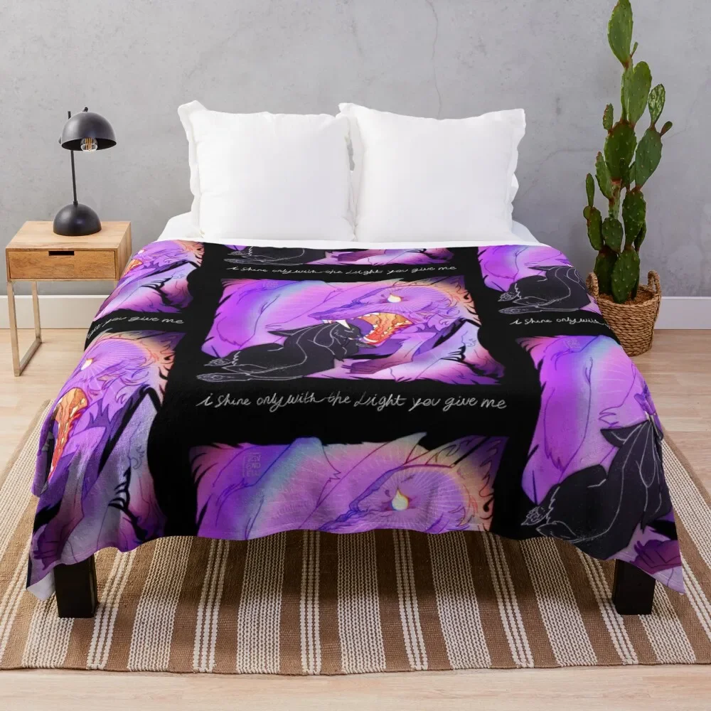 

CRANE WIVES - The Moon Will Sing Throw Blanket Lightweight Warm Blanket for Travel Camping