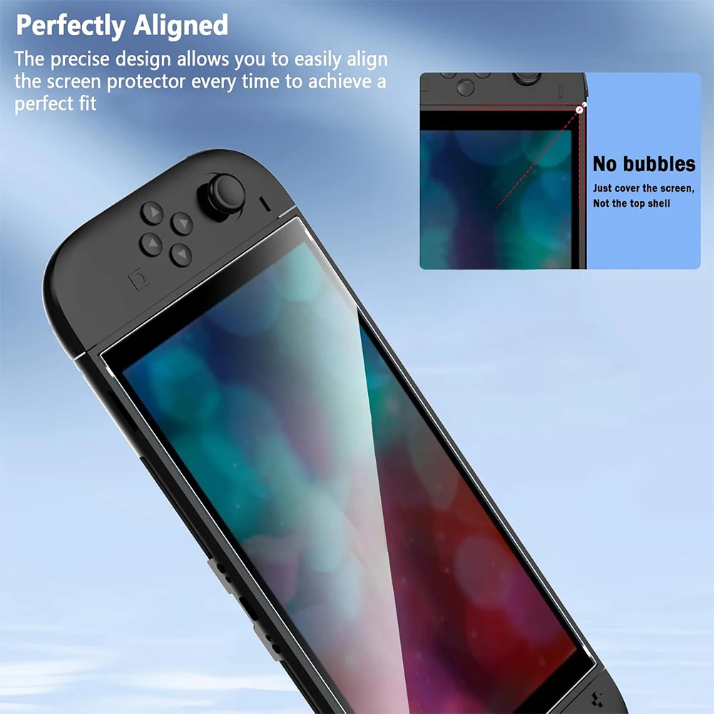 For Nintendo for Switch 2 Tempered Glass Screen Protector Films Ultra-Clear Game Console Screen Protector Film Game Accessories