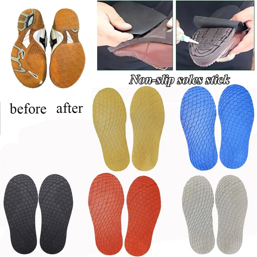 

Anti-Slip Anti-Slip Repair Sheet Sole Protector Soles Anti Wear Sole Pads Rubber Full Soles for Making Shoes Replacement Outsole