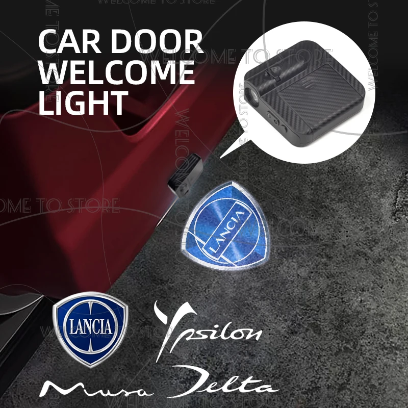 1/2 шт. для Lancia Ypsilon Musa Delta LOGO Phedra Voyager Thema, дверь автомобиля, приветственный свет, светодиодный HD-проектор, лампа, аксессуары