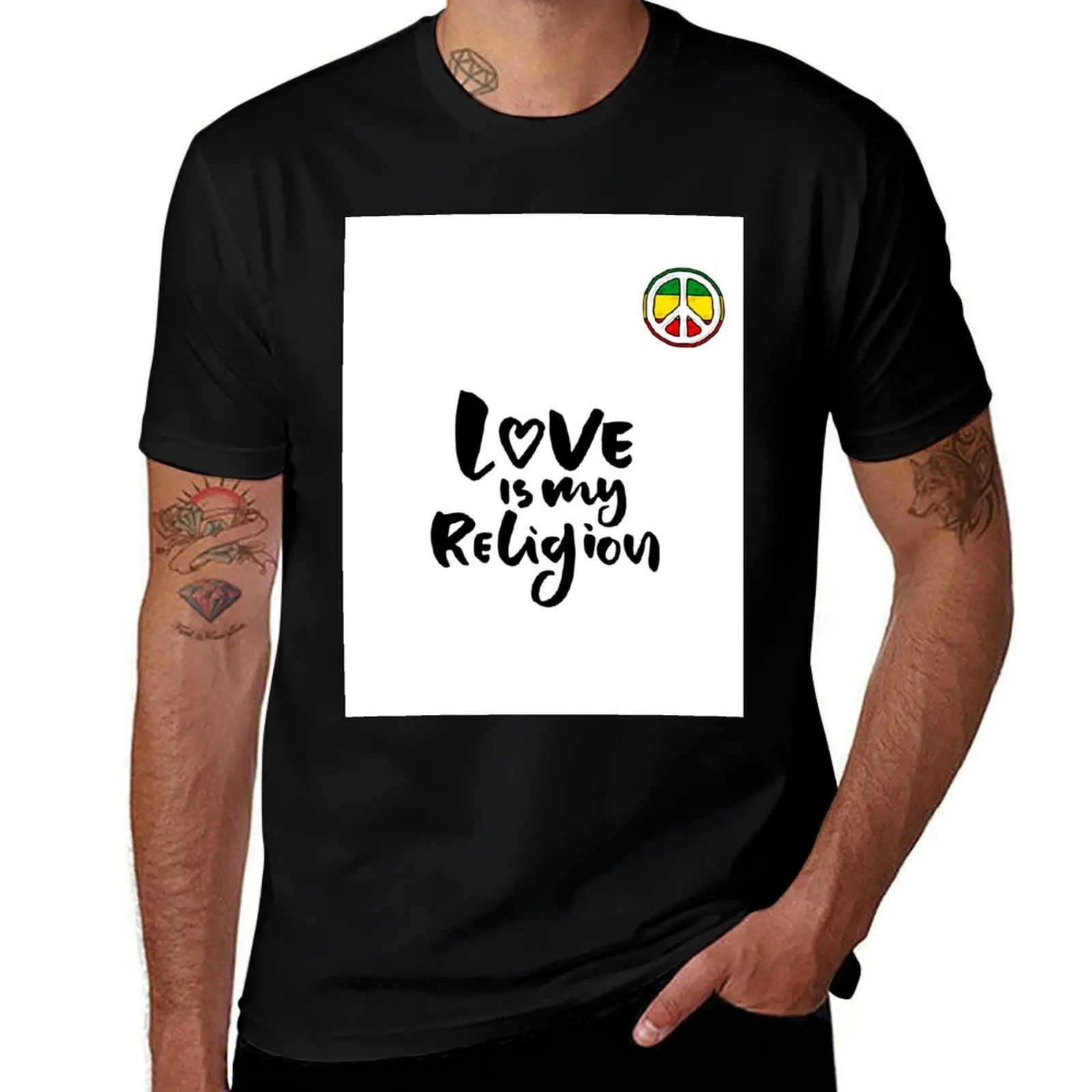 

religion Love IS me T-Shirt Performance Workout Short Sleeve Tee