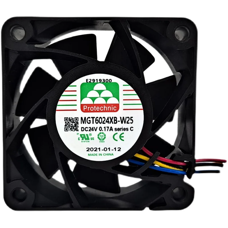 

MGT6012UB-W38 C 12V 1.18a 6038 14000rpm Yongli brand new cooling fan 6cm