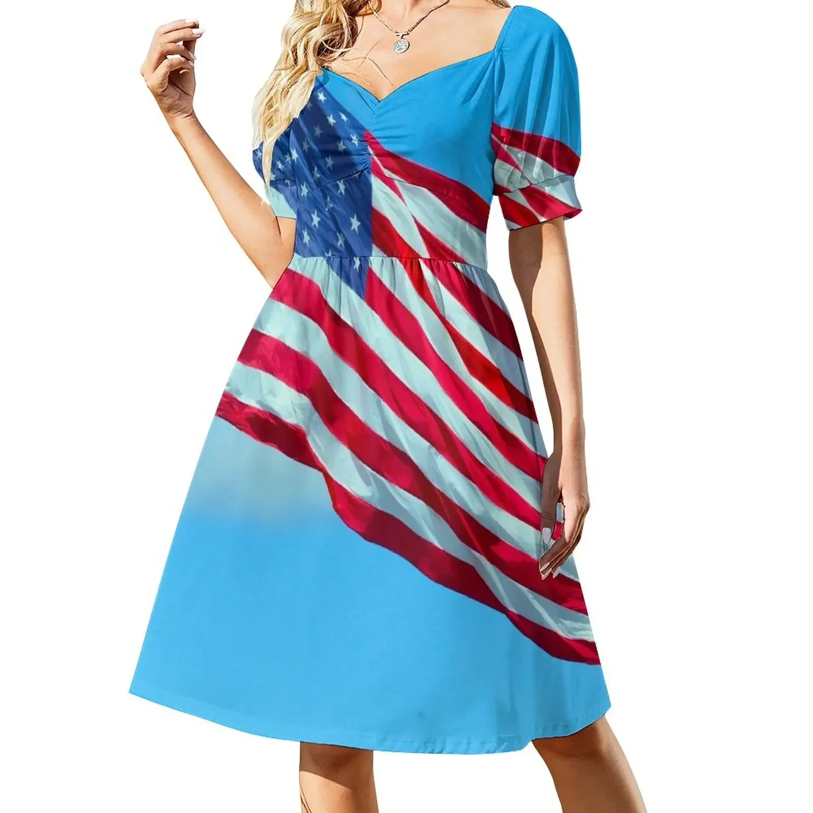 

United States of America Flag Sleeveless Dress women's elegant loose dresses elegant party dress for women 2025 Dress