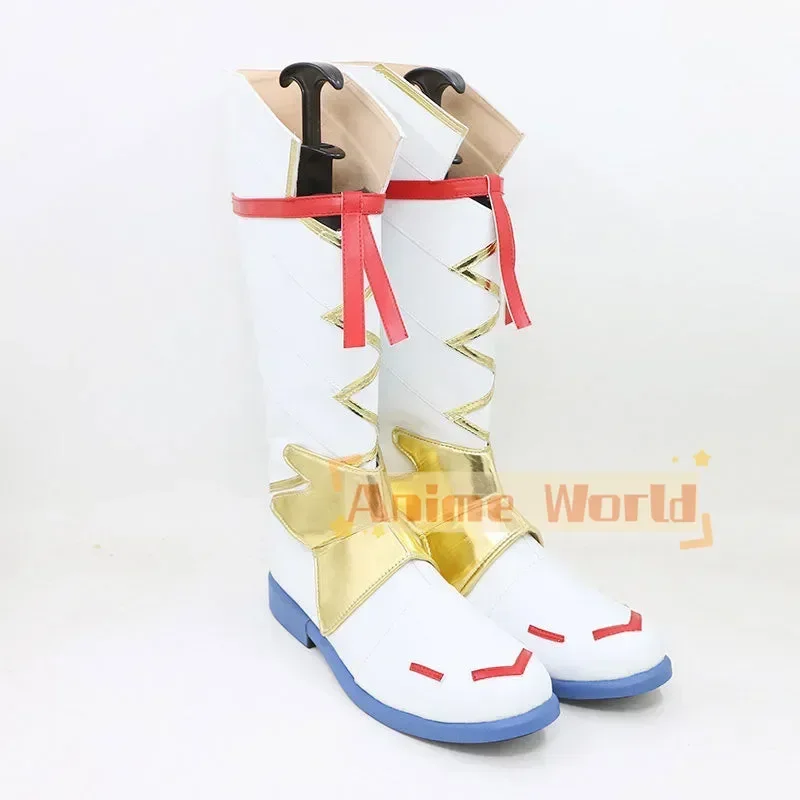 Xenoblade Chronicles 3 Mio White Boots Cosplay Shoes Custom Made Halloween Carnival Party Props