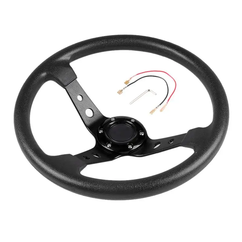 

AEF2-For Logitech G29 G920 G923 Racing Game, Racing Steering Wheel Gaming Steering Wheel Universal , 14 Inch 350Mm