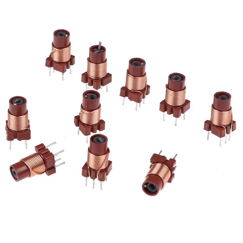 10pcs Hot Sale Adjustable High-Frequency Ferrite Core Inductor Coil 12T 0.6uh-1.7uh