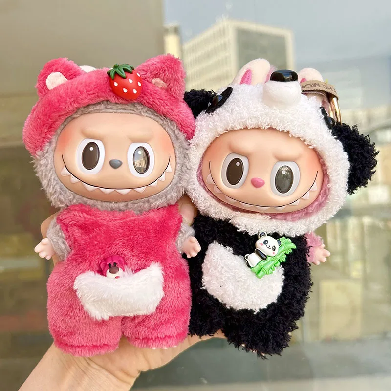 

Cute Clothes for 17cm Labubu Idol Dolls Kawaii No Doll Outfit Accessories Korea Kpop Exo Clothing Hoodie Plush Doll'S Clothes