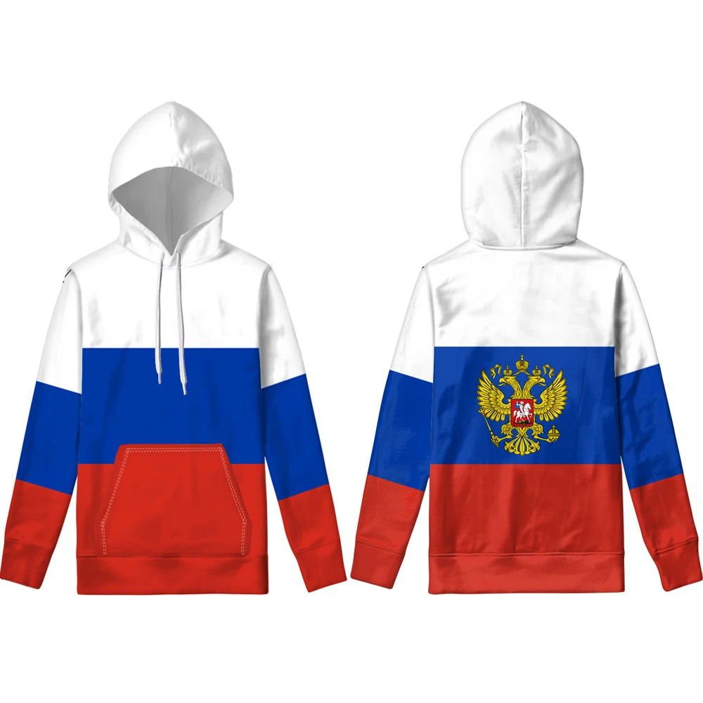 RUSSIA Hoodie Custom Made Name Number Rus Socialist Sweatshirt Flag Russian Cccp Ussr Diy Rossiyskaya Ru Soviet Union Clothes