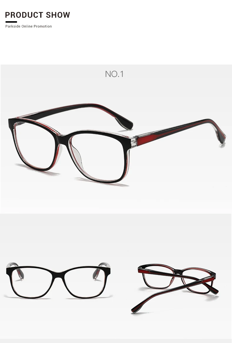Vintage Frauen Lesebrille Mode Kunststoff Presbyopie Für Männer Computer Brillen Mit Lesen Hyperopie + 1,0 + 2,0 + 3,0 + 4,0 – Detail 10