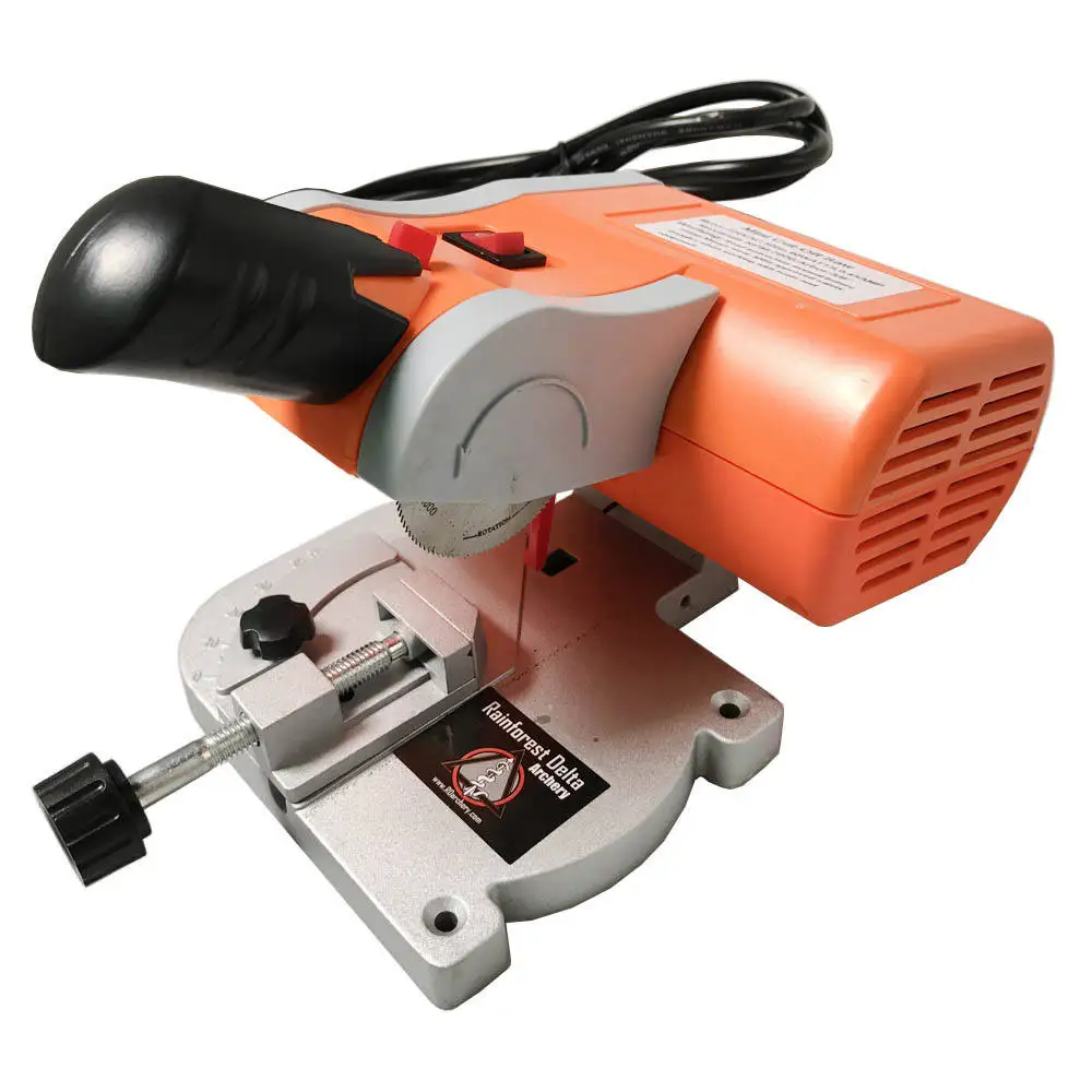 Electric Cutter 0-45° Micro Cutting Machine Table DIY Tool for Metal Wood Plastic Cutting Mini Benchtop Cut-off Saw