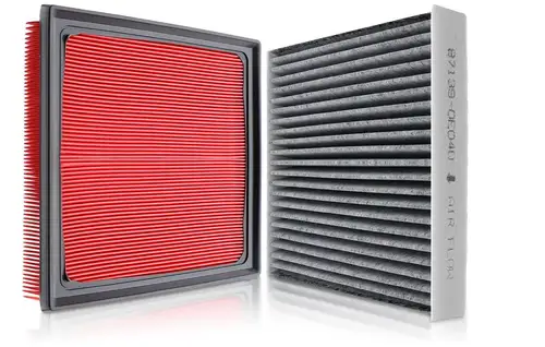 Imagen 2 del producto 17801-25020 Filtro de aire de cabina y filtro de aire del motor para Toyota Avalon Camry RAV4 2018-2023 Lexus ES350 2019-2022 87139-0E040