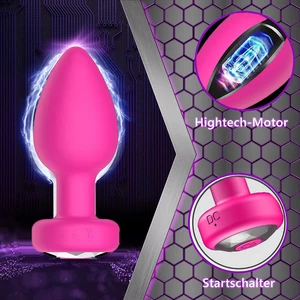 1 Buah Kontrol Nirkabel Anal Vibrator Butt Plug Pria Prostat Pemijat Stimulator Wanita Masturbator Mainan Seks Dewasa untuk Wanita Gay 12 mainan seks penjualan terbaik - №