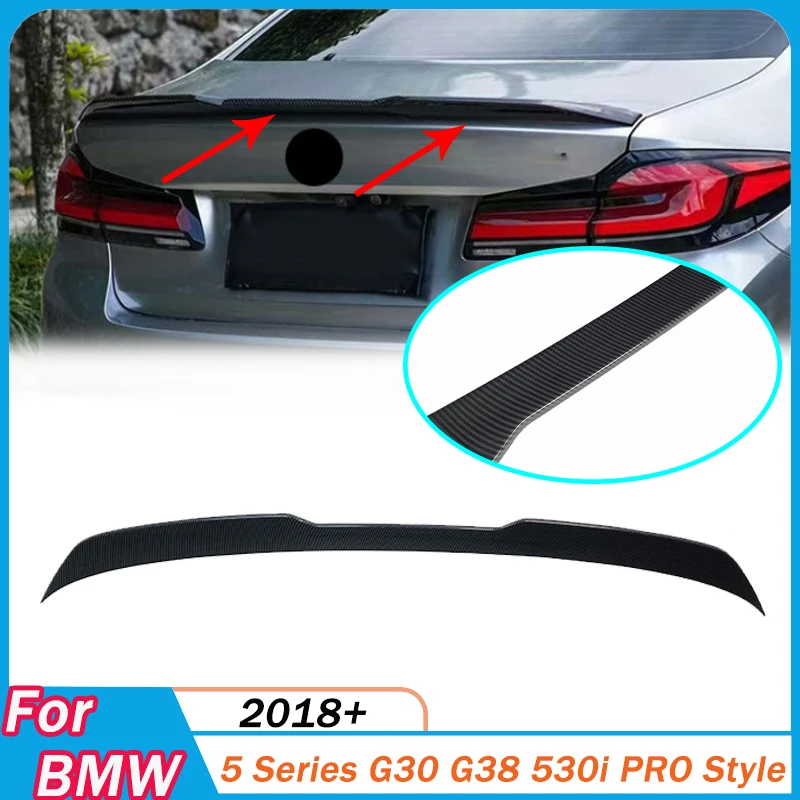 

Для BMW 5 серии G30 G38 F90 M5 2018 + PRO стиль задний спойлер багажника крыло губа BodyKit аксессуары модификация внешняя настройка