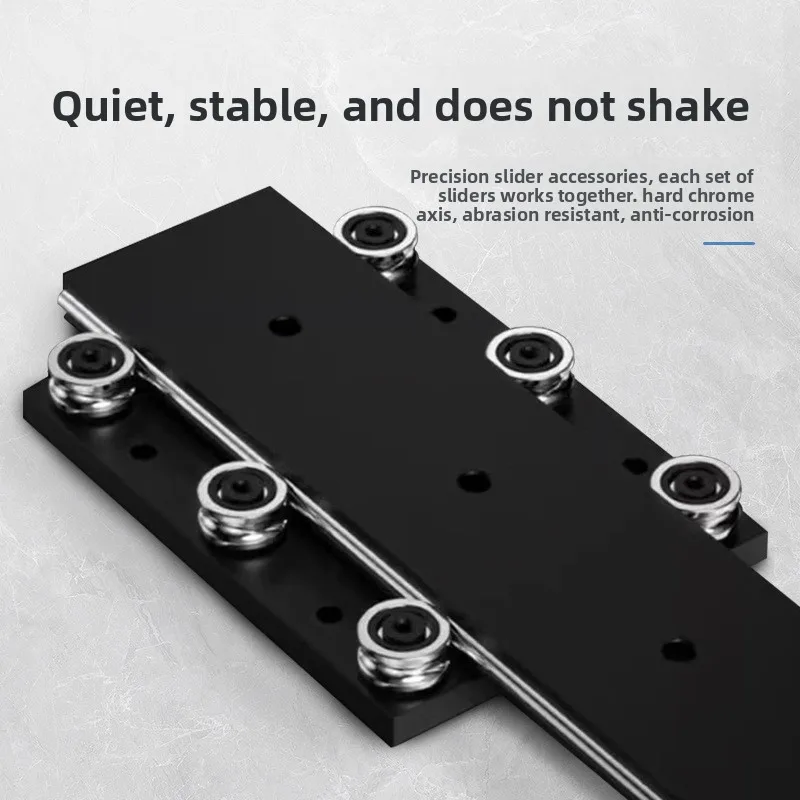 Concealed Soft Close Drawer Slides Hidden Jewelry Display Case Track Silent Ball Bearing Pull Out Rails Furniture Hardware