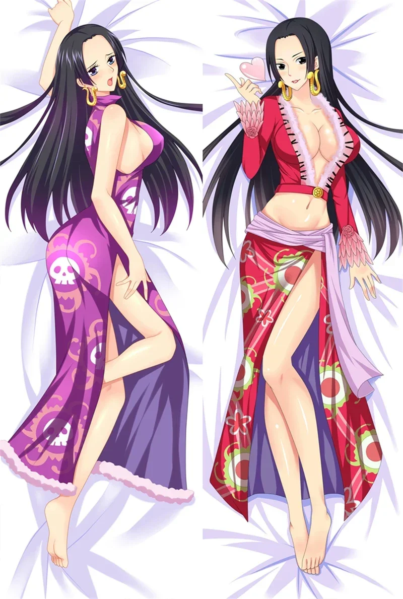 Anime Woman Nami Boa Hancock Nico Robin Miss Allsunday Girl Cosplay Dakimakura Sexy Pillow Case Hugging Body Prop