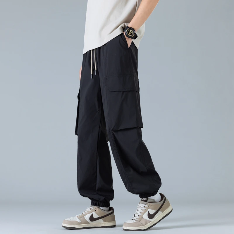 Picture 4: 2026 Summer Men's New Style Silk-Peak Pants - Casual Loose Fit Workwear Men's Pants