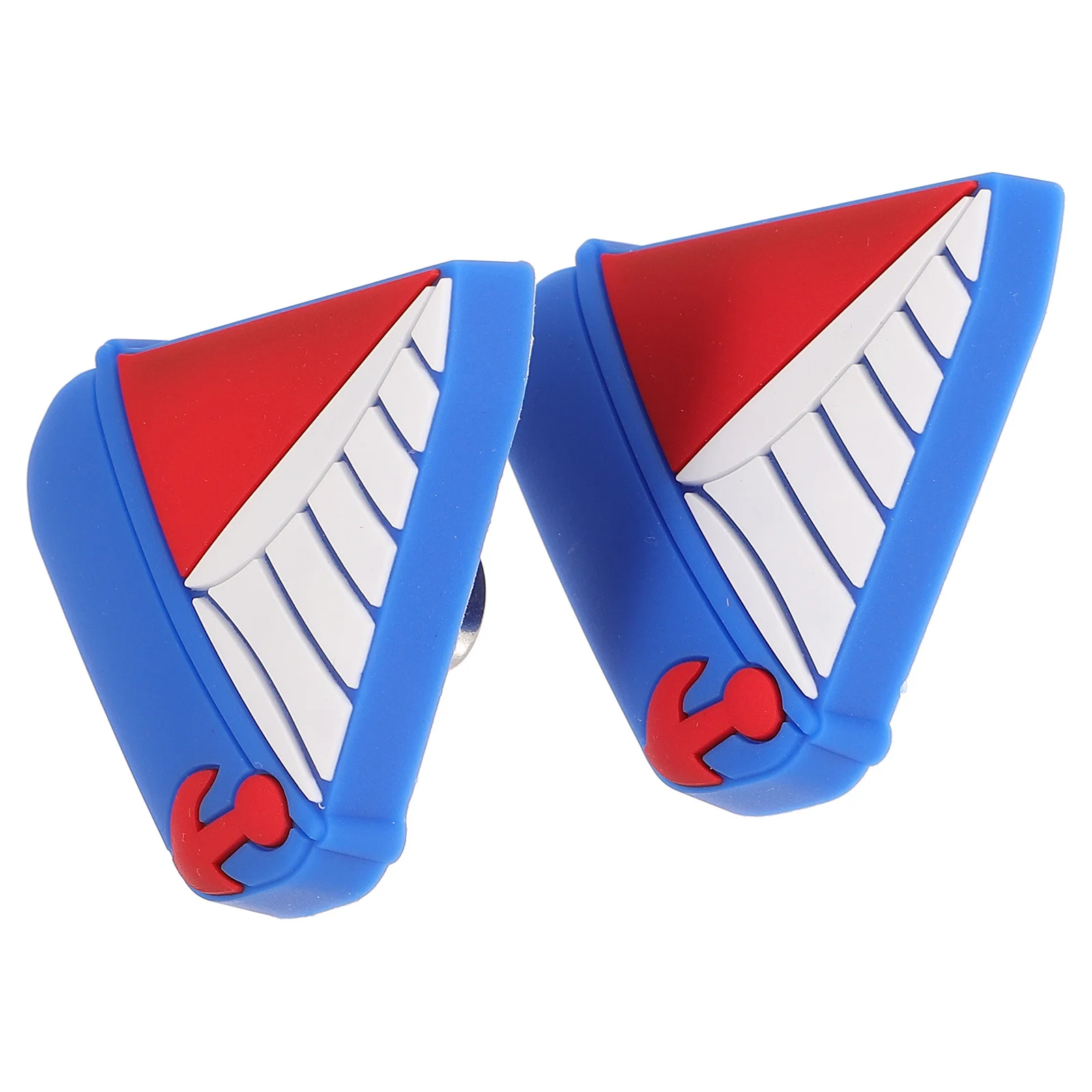

2Pcs Sailboat Shape Wardrobe Door Handle Plastic Drawer Pull Replacement Furniture Knobs for Bedroom Children's Room Nautical