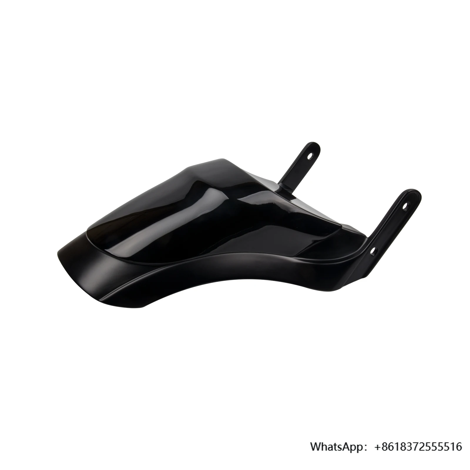 

Hopero GT Gloss Black Short Rear Fender With Brake Turn Lights for '18-Later Harley Fat Boy Breakout
