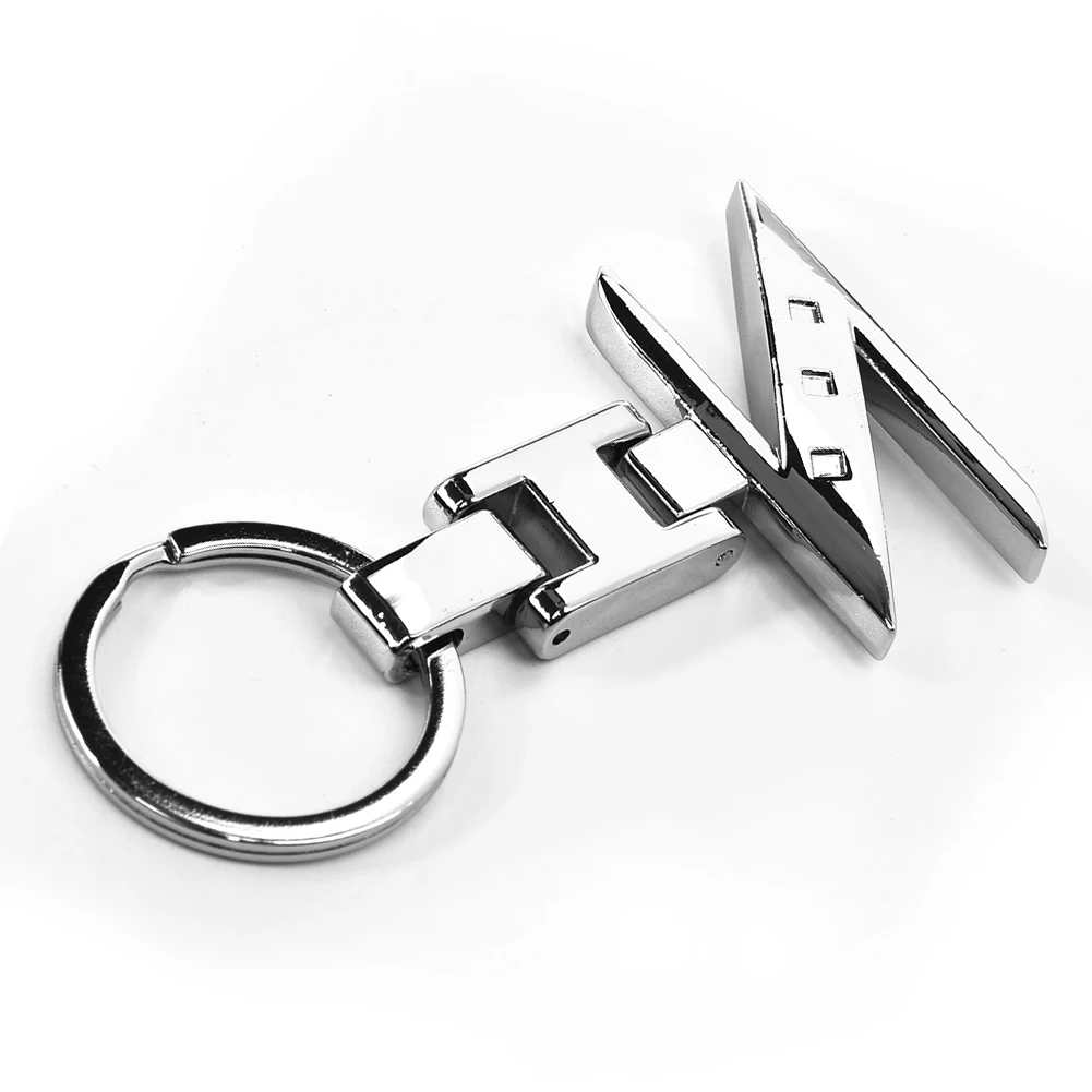 Z Style Car Key Chain Ring Chrome Finishing For Nissan 280ZX 300ZX 350Z 370Z Z Chrome Zinc Alloy Metal Keychain Car Accessories 