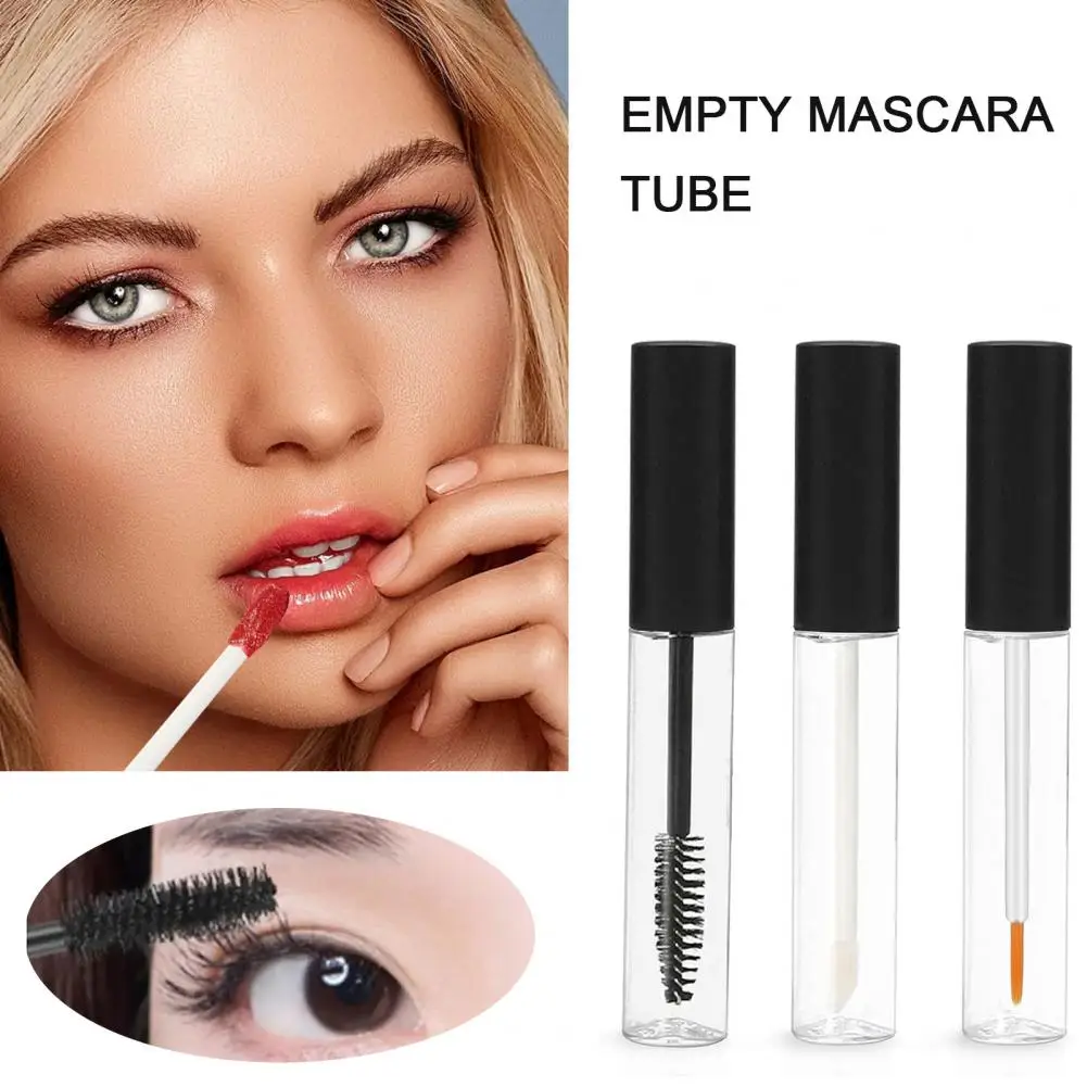 Empty Mascara Tube Refillable Mascara Bottle Set with Brush for Compact Empty Tube for Home Use 10ml Empty Mascara for Beauty