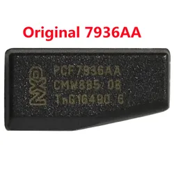 Keychannel 1 adet orijinal 7936AA çip ID46 araba anahtarı Transponder Oem 7936AS çip Peugeot Citroen için Mitsubishi GM Nissan Suzuki