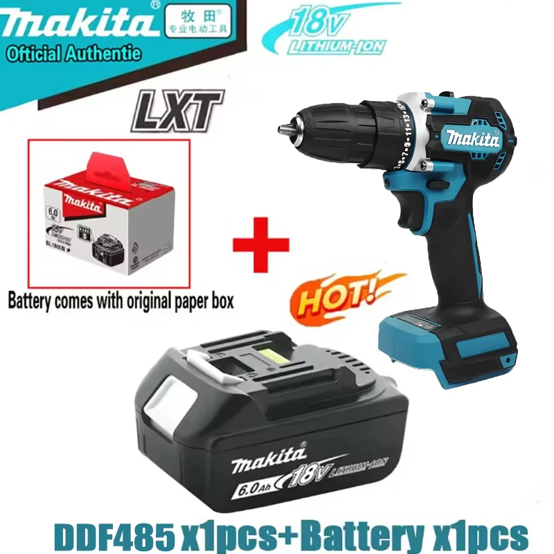 

Makita DDF485 Brushless Cordless Drill: 18V Power, 1800RPM High - Speed, Compact Electric Tool for Versatile Applications