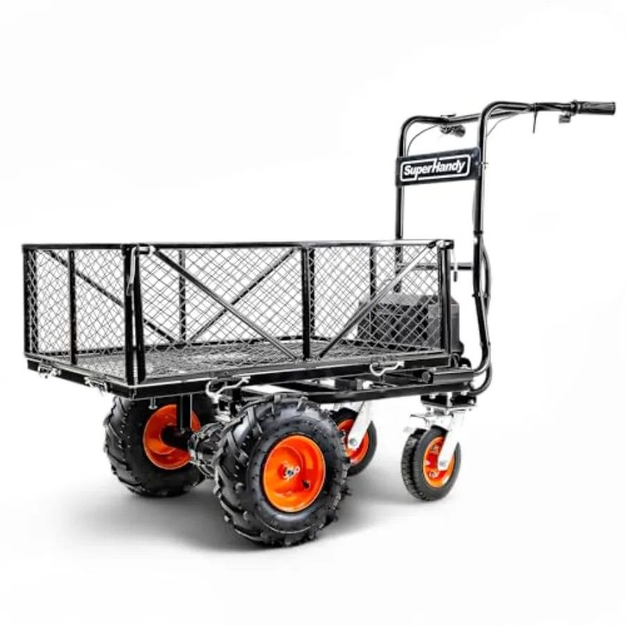 

Электрическая тележка для коммунальных служб, 48В постоянного тока, грузоподъемность 660 фунтов, с усилием тяги более 1000 фунтов, для фермы и сада