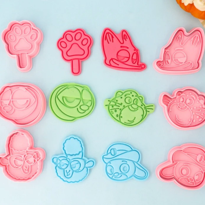 

Zootopia Cookie Cutter Disneys Anime Judith Nick Fruit Mold Cake Decorating Tools Kitchen Accessories DIY Mould Christmas Gift