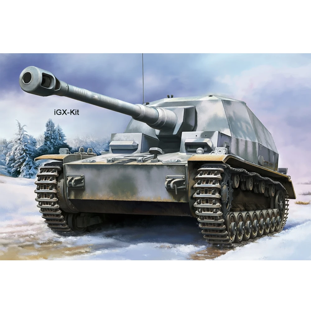 

Hobbyboss 84835 1/48 Scale Pz Sfl IVa Dicker Max Self Propelled Gun SPG Hobby Plastic Assembly Building Model Kit