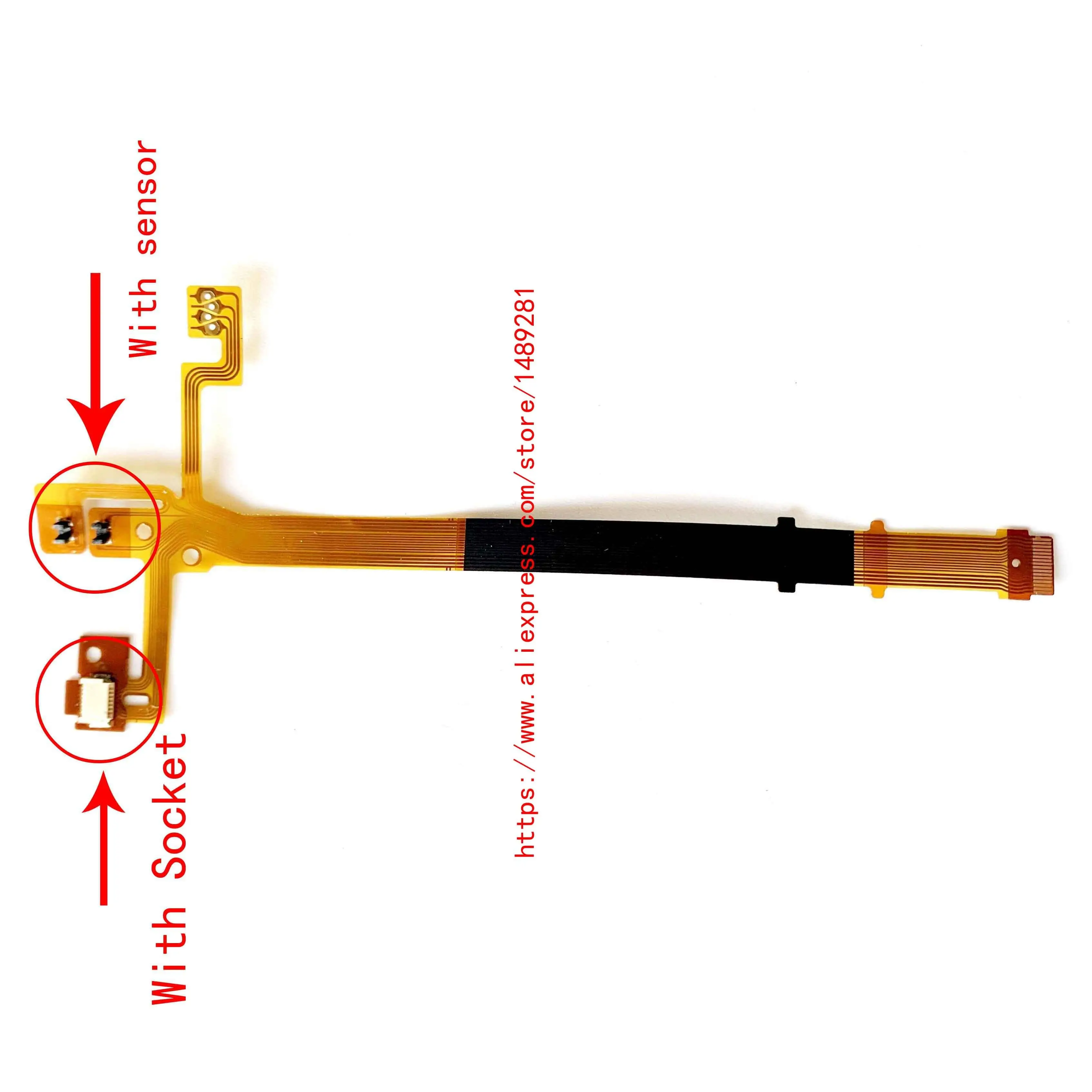 

Copy NEW For Canon EF 24-105mm IS STM Lens Focus Flex Flexible Cable FPC with Socket + Sensor 24-105 F3. With socket With sensor