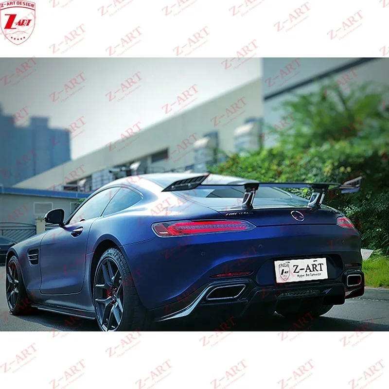 Z-ART AMG GT Carbon Fiber Rear Wing for Mercedes Benz AMG GT Rear Spoiler Carbon Fiber Tail Wing for AMG GT 2015-2018